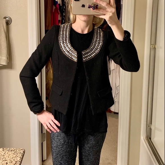 Anthropologie Black Blazer - Picture 3 of 4